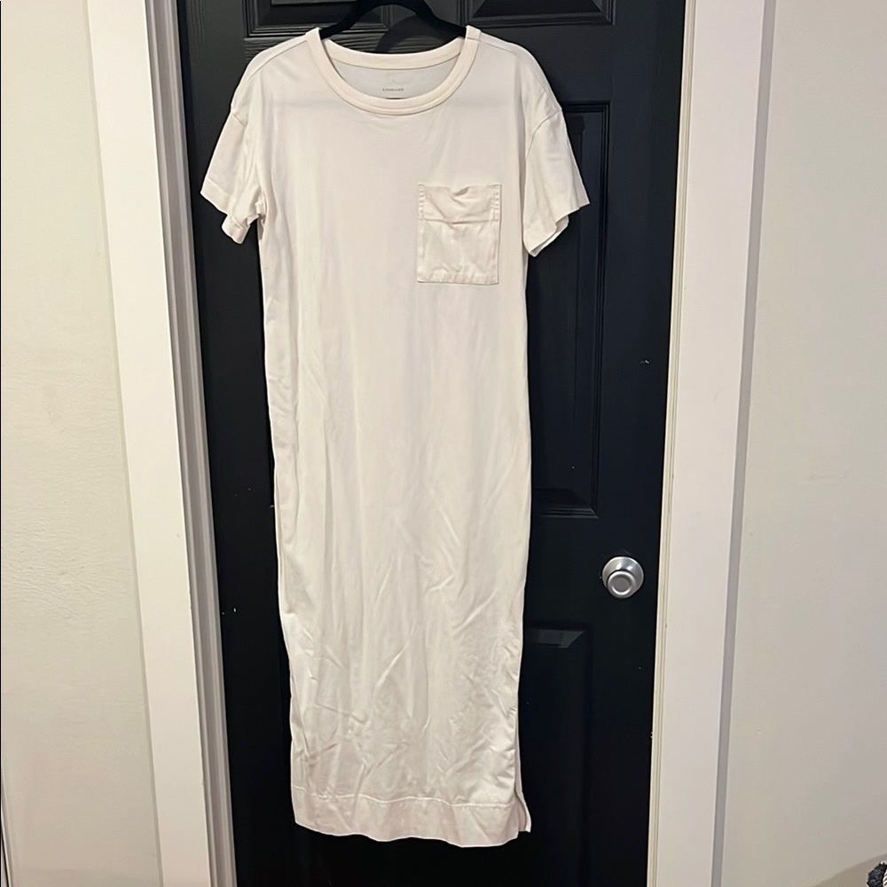 Everlane The Weekend Organic Cotton Maxi T Shirt Dress S